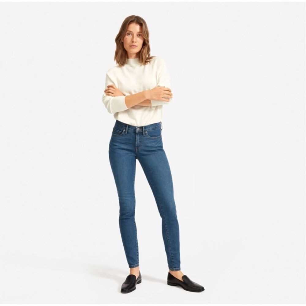 Everlane high rise skinny jeans